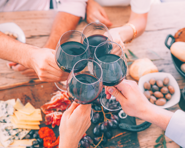 Características de las copas de vino