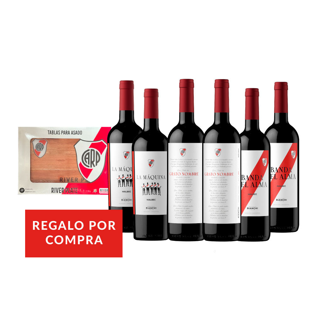 Selección River Plate + Tabla para Asado de Regalo