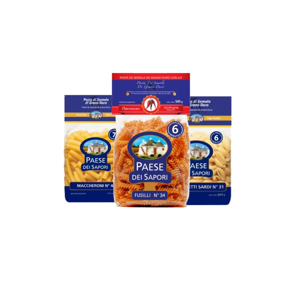 Pack Pastas Clásico