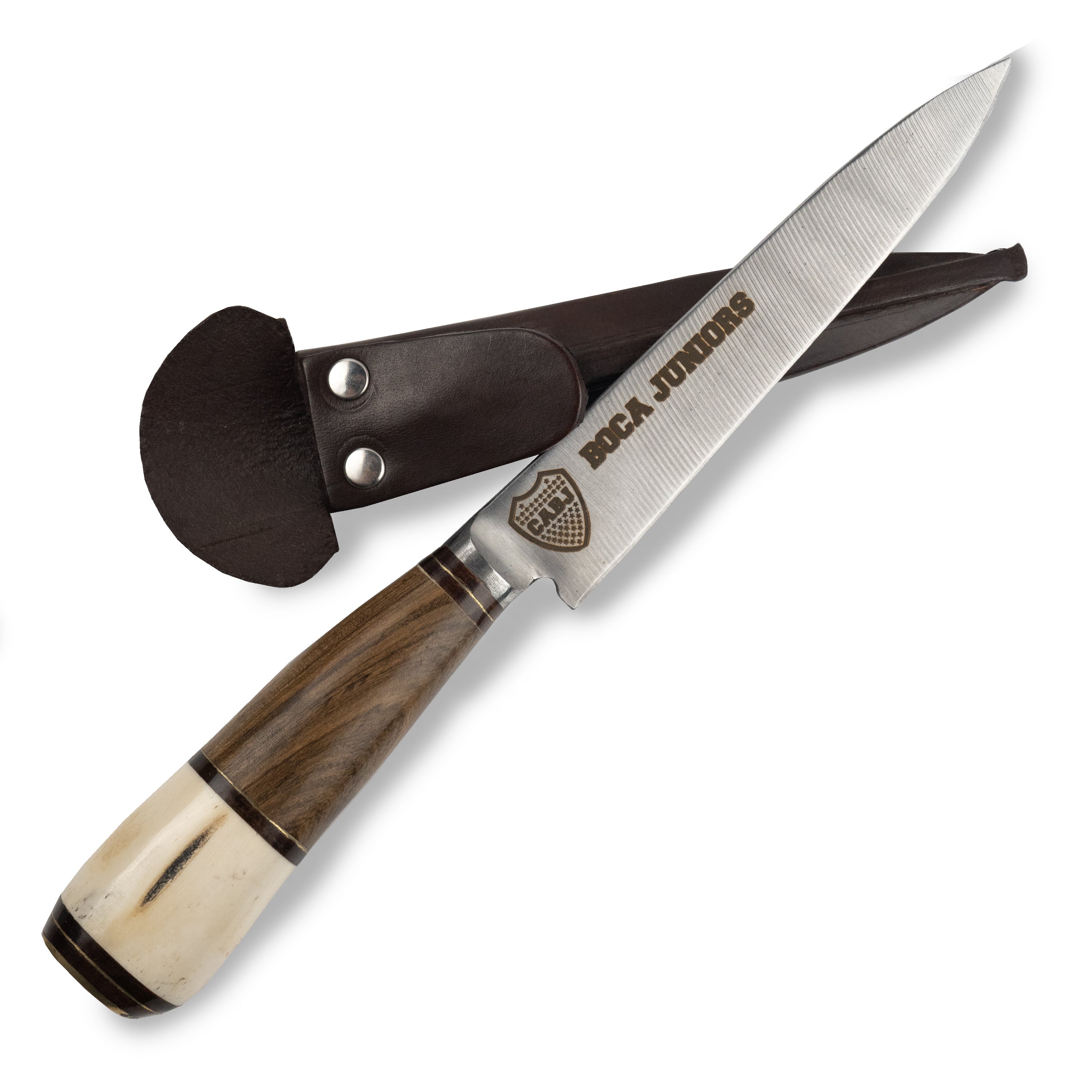 Combo 3 de abril de 1905 + Tabla de asado personalizado + Cuchillo de Boca Jrs