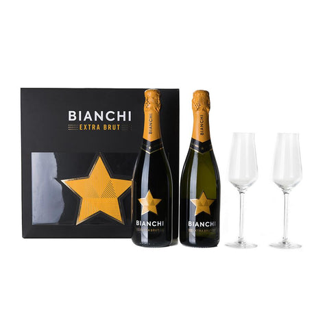 Estuche Estrella Extra Brut + 2 Copas